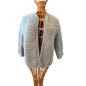 Vintage 1960's Sakri Hand Fashioned Knitwear California Open Cardigan
